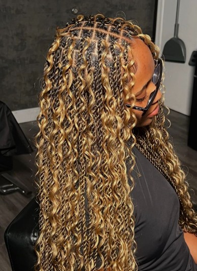 Small Medium Bohemian Braids