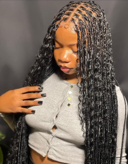 Small Bohemian Braids