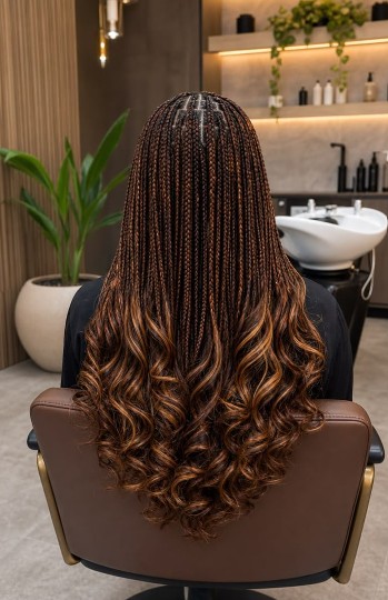 Small Medium French Braids