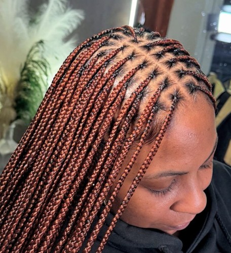 Extra Small Knottless Braids